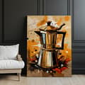 Miniatyrbild 7 av 10: Golden Aroma Golden Aroma, 50x70 cm, mörkbrun träram, 230 gsm matt papper