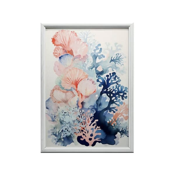 Underwater Harmony Underwater Harmony, 50x70 cm, lys egetræsramme, 230 gsm mat papir