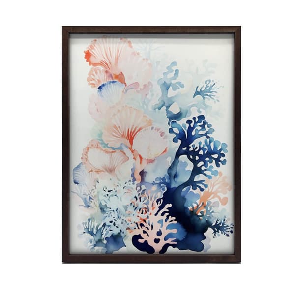Underwater Harmony Underwater Harmony, 50x70 cm, lys egetræsramme, 230 gsm mat papir
