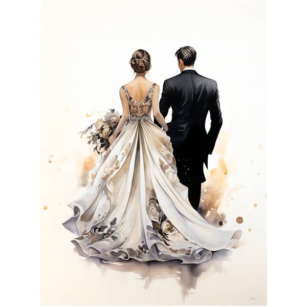 Wedding Dreams Wedding Dreams, 50x70 cm, oinramad, 230 gsm matt papper