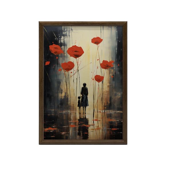 Rainy Melancholy Rainy Melancholy, 50x70 cm, sort aluminiumsramme, 230 gsm mat papir