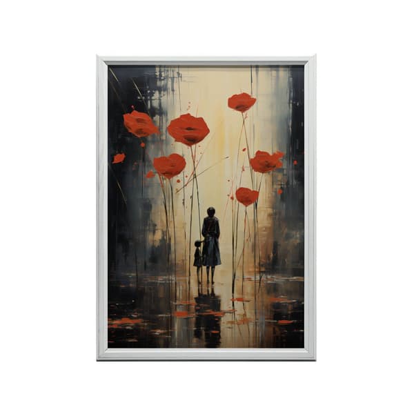 Rainy Melancholy Rainy Melancholy, 50x70 cm, sort aluminiumsramme, 230 gsm mat papir