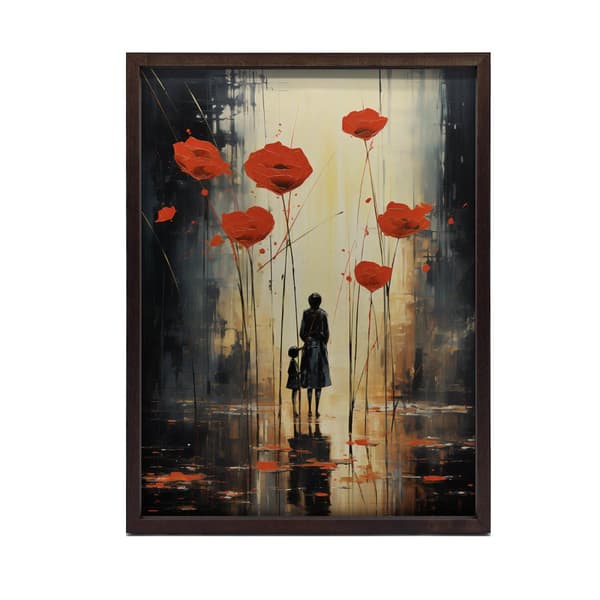 Rainy Melancholy Rainy Melancholy, 50x70 cm, sort aluminiumsramme, 230 gsm mat papir