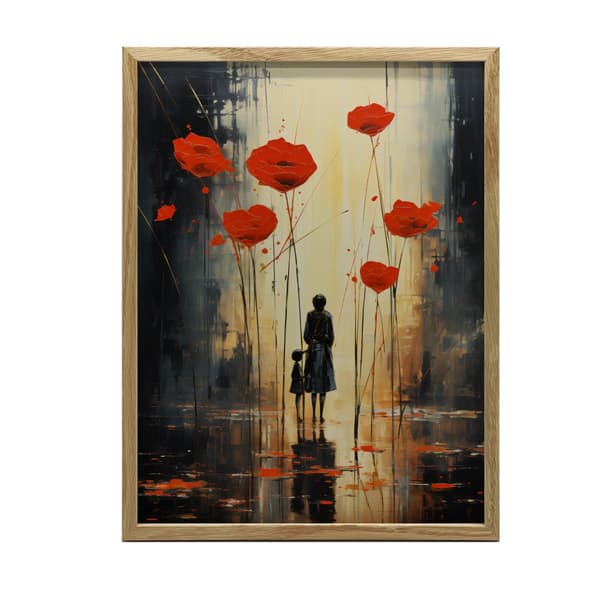 Rainy Melancholy Rainy Melancholy, 50x70 cm, sort aluminiumsramme, 230 gsm mat papir