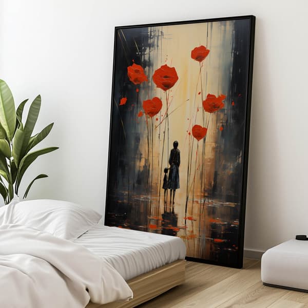 Rainy Melancholy Rainy Melancholy, 70x100 cm, musta alumiinirunko, 230 gsm mattapaperi