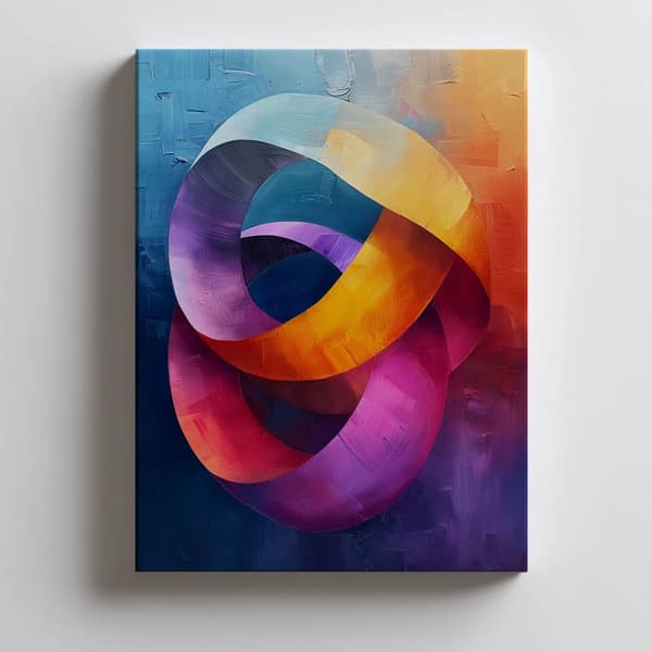 Dynamiske ringe Dynamiske ringe, 60x90 cm, uindrammet, 230 gsm mat papir
