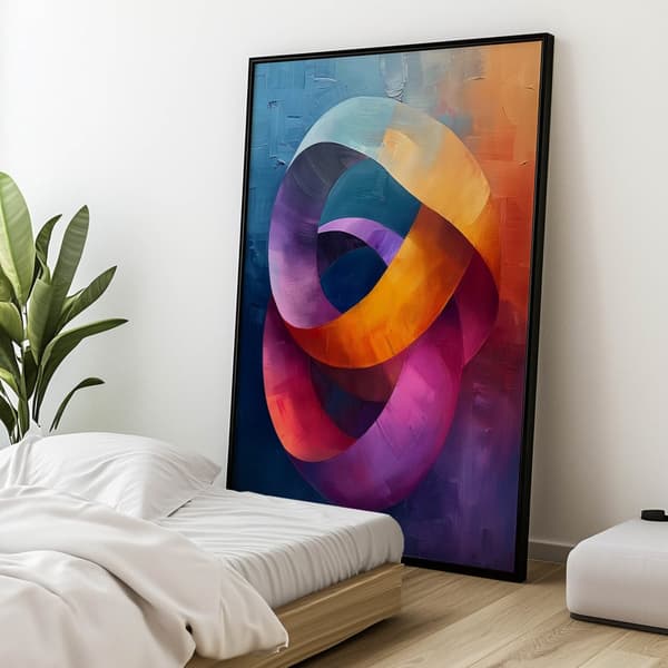 Dynamiske ringe Dynamiske ringe, 60x90 cm, uindrammet, 230 gsm mat papir