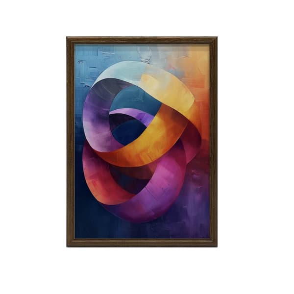 Dynamiske ringe Dynamiske ringe, 60x90 cm, uindrammet, 230 gsm mat papir