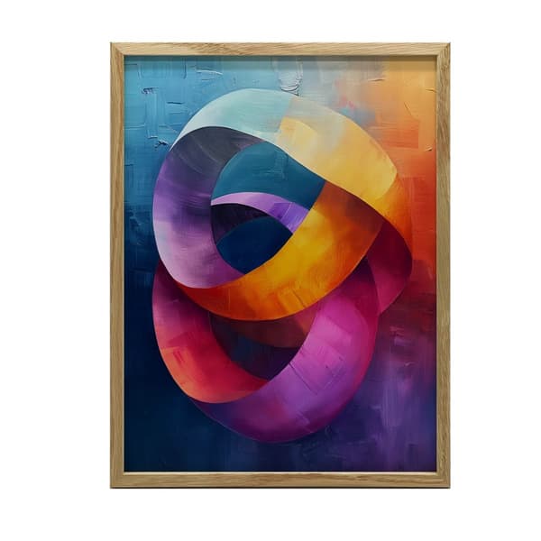 Dynamiske ringe Dynamiske ringe, 60x90 cm, uindrammet, 230 gsm mat papir