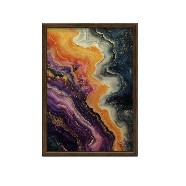 Galaxy of Dreams Galaxy of Dreams, 40x50 cm, guld aluminiumsramme, 230 gsm mat papir