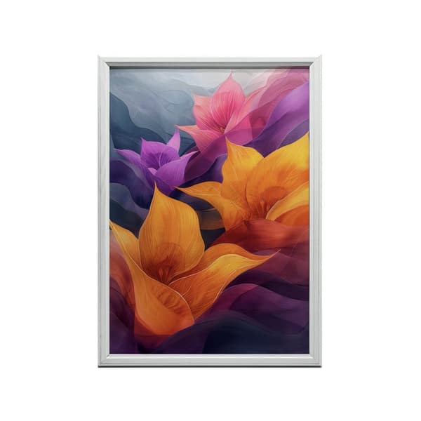 Dreamland Lilies Dreamland Lilies, 30x40 cm, guld aluminiumsramme, 230 gsm mat papir