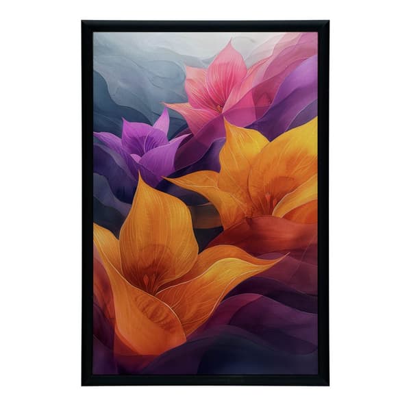 Dreamland Lilies Dreamland Lilies, 30x40 cm, guld aluminiumsramme, 230 gsm mat papir
