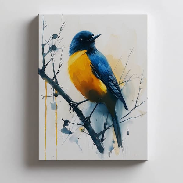 Bird Moment Bird Moment, 70x100 cm, mørkebrun træramme, 230 gsm mat papir