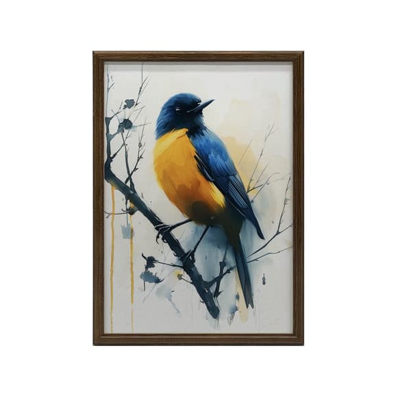 Bird Moment Bird Moment, 70x100 cm, mørkebrun træramme, 230 gsm mat papir