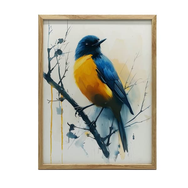 Bird Moment Bird Moment, 70x100 cm, mørkebrun træramme, 230 gsm mat papir