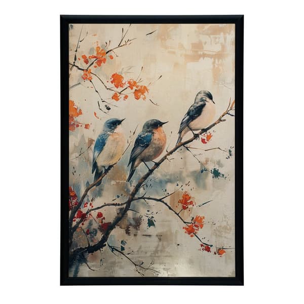 A Branch Full of Life A Branch Full of Life, 40x50 cm, sort aluminiumsramme, 230 gsm mat papir