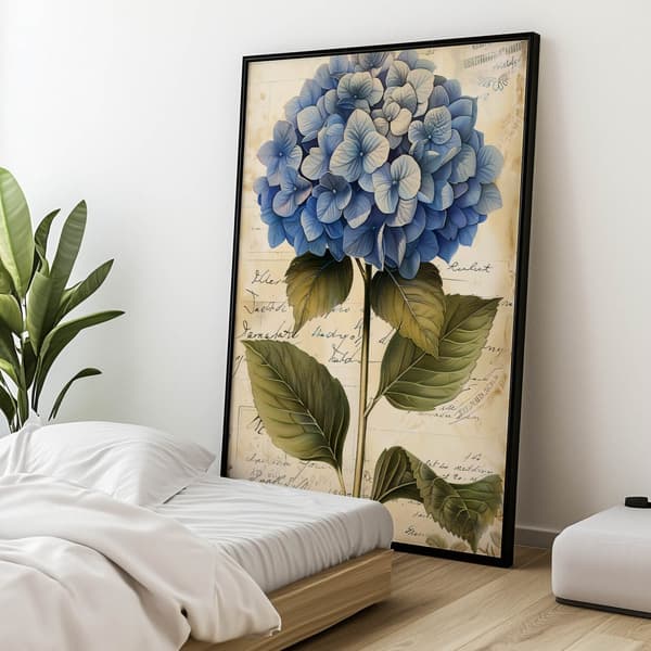 Vintage Hortensia Vintage Hortensia, 50x70 cm, kehystämätön, 230 gsm mattapaperi