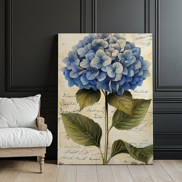 Vintage Hortensia Vintage Hortensia, 50x70 cm, kehystämätön, 230 gsm mattapaperi