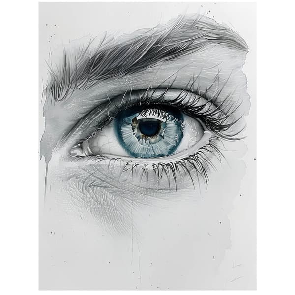 Captivating Look Captivating Look, 30x40 cm, lys egetræsramme, 230 gsm mat papir