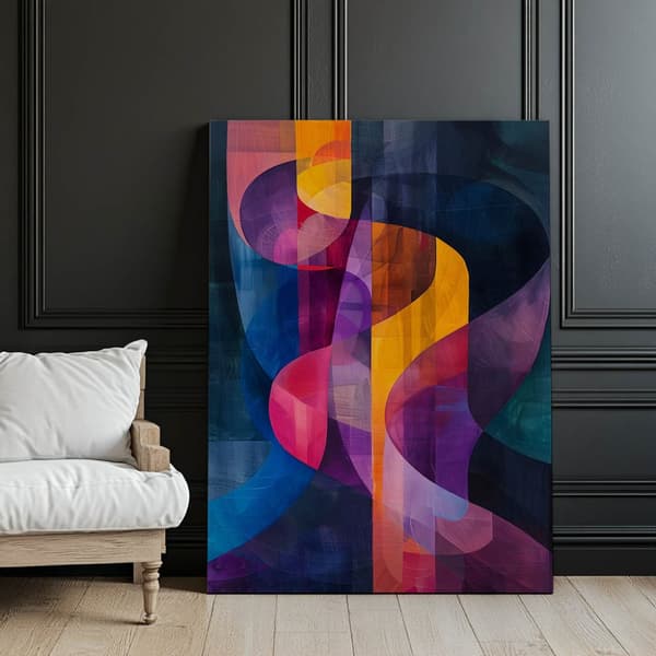 Värin värinät Värin värinät, 60x90 cm, musta alumiinirunko, 230 gsm mattapaperi