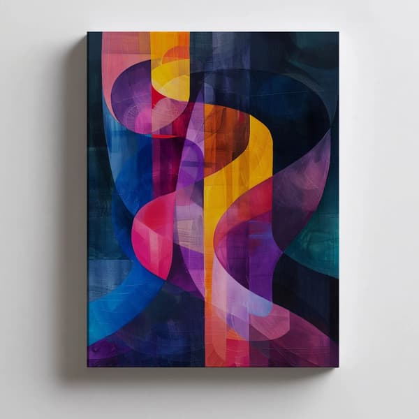 Vibrations of Colors Vibrations of Colors, 70x100 cm, guld aluminiumsramme, 230 gsm mat papir