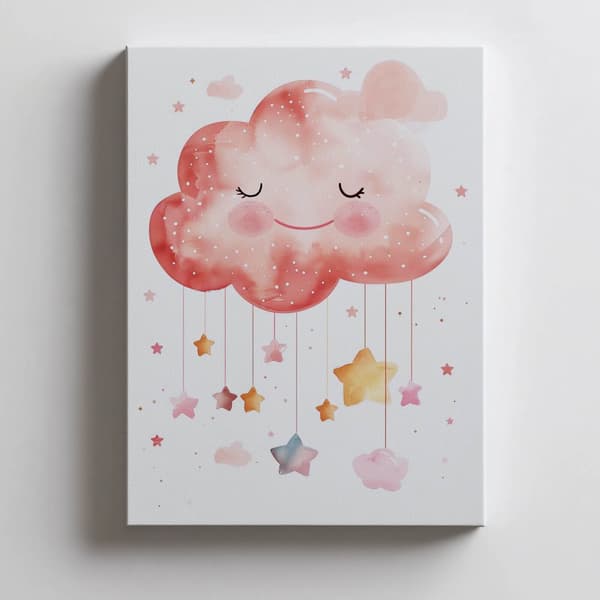 Magic Cloud Magic Cloud, 60x90 cm, guld aluminiumsramme, 230 gsm mat papir