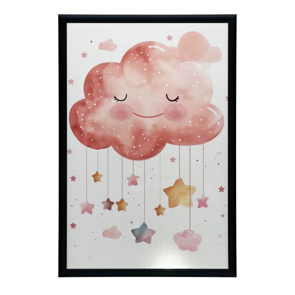 Magic Cloud Magic Cloud, 60x90 cm, guld aluminiumsramme, 230 gsm mat papir