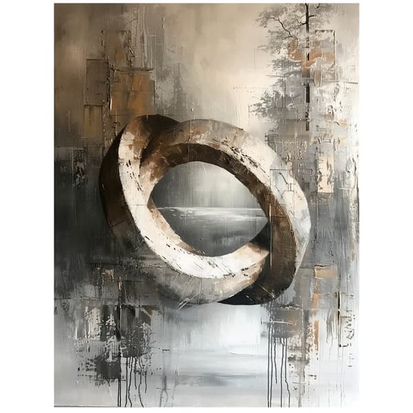 Ring of Nature Ring of Nature, 30x40 cm, mørkebrun træramme, 230 gsm mat papir