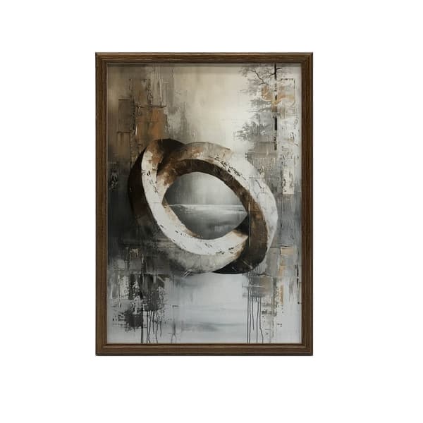 Ring of Nature Ring of Nature, 30x40 cm, mørkebrun træramme, 230 gsm mat papir