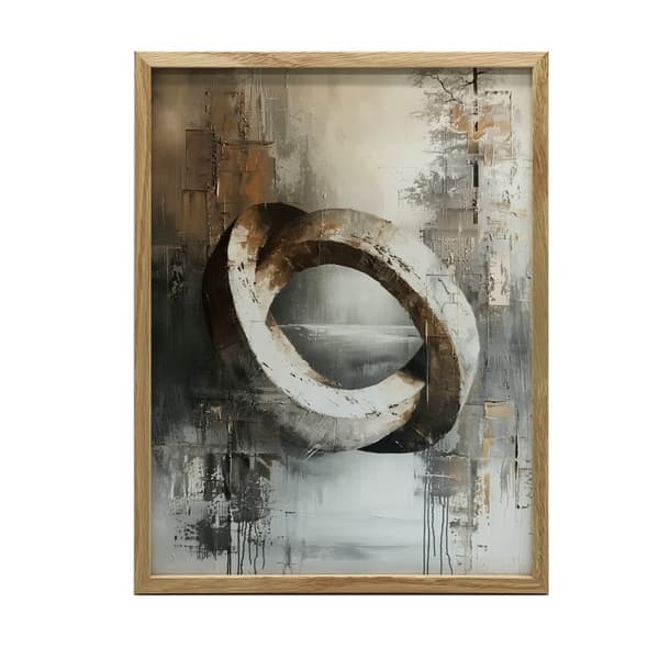 Ring of Nature Ring of Nature, 30x40 cm, mørkebrun træramme, 230 gsm mat papir