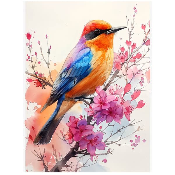Kirsikankukan melodia Kirsikankukan melodia, 30x40 cm, kehystämätön, 230 gsm mattapaperi