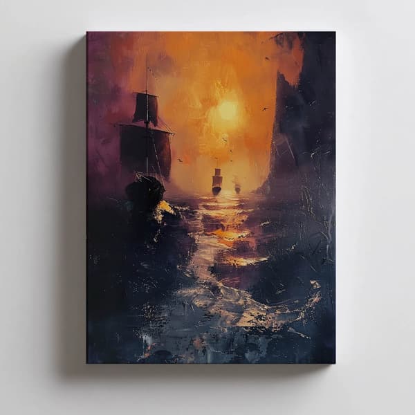 Pirate Adventure Pirate Adventure, 30x40 cm, lys egetræsramme, 230 gsm mat papir