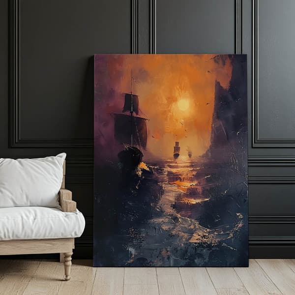 Pirate Adventure Pirate Adventure, 30x40 cm, lys egetræsramme, 230 gsm mat papir
