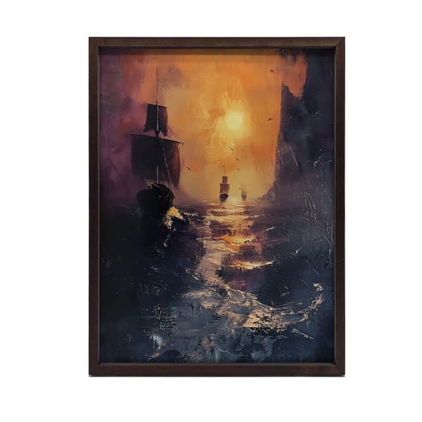 Pirate Adventure Pirate Adventure, 30x40 cm, lys egetræsramme, 230 gsm mat papir
