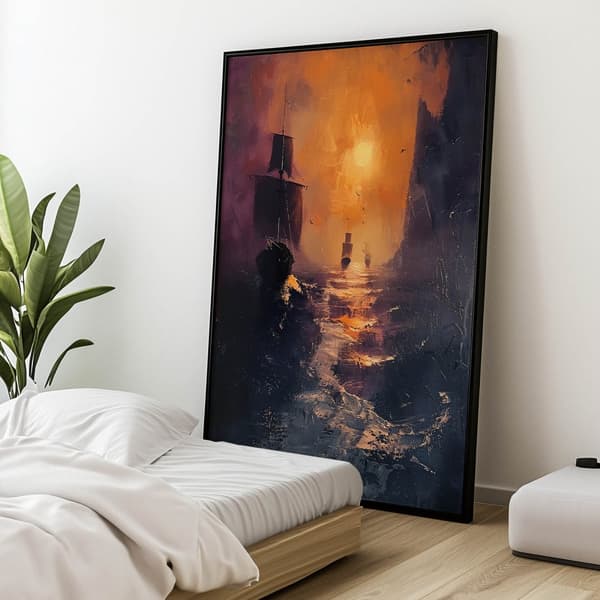Pirate Adventure Pirate Adventure, 70x100 cm, guld aluminiumram, 230 gsm matt papper