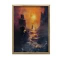 Miniatyrbild 1 av 10: Pirate Adventure Pirate Adventure, 70x100 cm, guld aluminiumram, 230 gsm matt papper