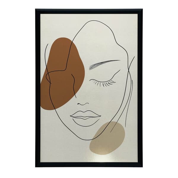 Calm Femininity in Line Calm Femininity in Line, 50x70 cm, svart aluminiumram, 230 gsm matt papper