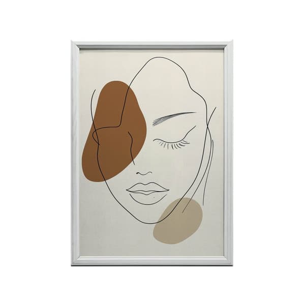 Calm Femininity in Line Calm Femininity in Line, 50x70 cm, svart aluminiumram, 230 gsm matt papper