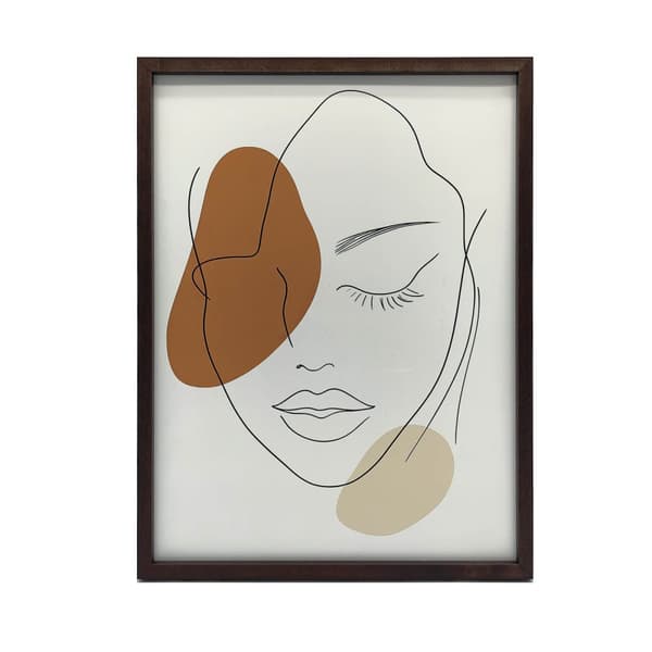 Calm Femininity in Line Calm Femininity in Line, 50x70 cm, svart aluminiumram, 230 gsm matt papper