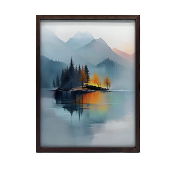 Oasis of Peace Oasis of Peace, 30x40 cm, guld aluminiumsramme, 230 gsm mat papir