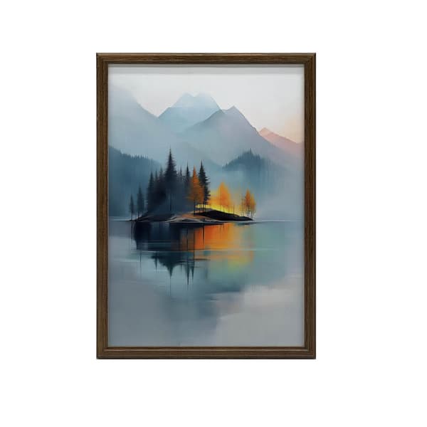 Oasis of Peace Oasis of Peace, 50x70 cm, sort aluminiumsramme, 230 gsm mat papir