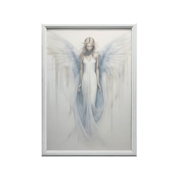 Angelic Blue Glow Poster Angelic Blue Glow Poster, 30x40 cm, guld aluminiumsramme, 230 gsm mat papir
