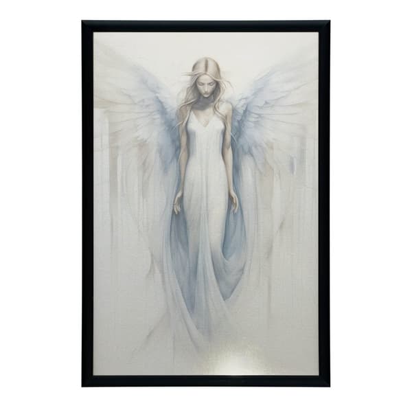 Angelic Blue Glow Poster Angelic Blue Glow Poster, 30x40 cm, guld aluminiumsramme, 230 gsm mat papir