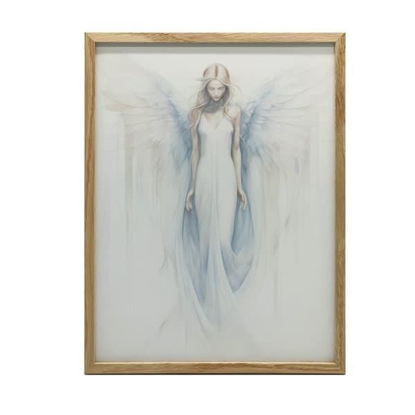 Angelic Blue Glow Poster Angelic Blue Glow Poster, 30x40 cm, guld aluminiumsramme, 230 gsm mat papir