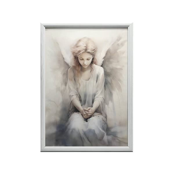 Plakat Unfathomable Blue Beauty Plakat Unfathomable Blue Beauty, 30x40 cm, hvid træramme, 230 gsm mat papir