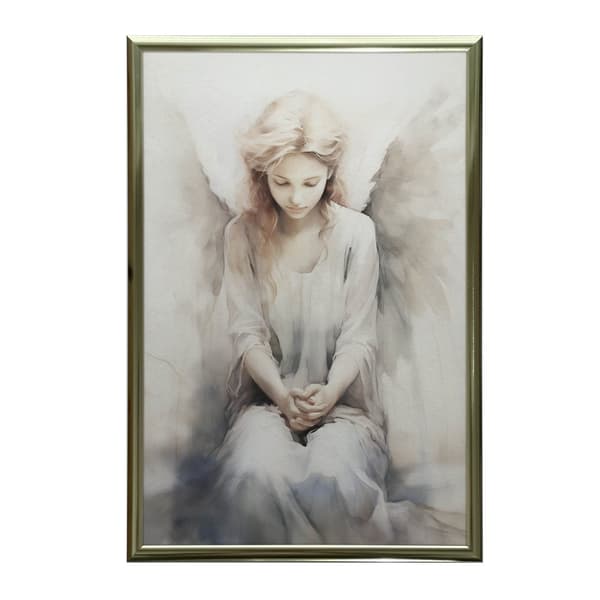 Plakat Unfathomable Blue Beauty Plakat Unfathomable Blue Beauty, 50x70 cm, sort aluminiumsramme, 230 gsm mat papir