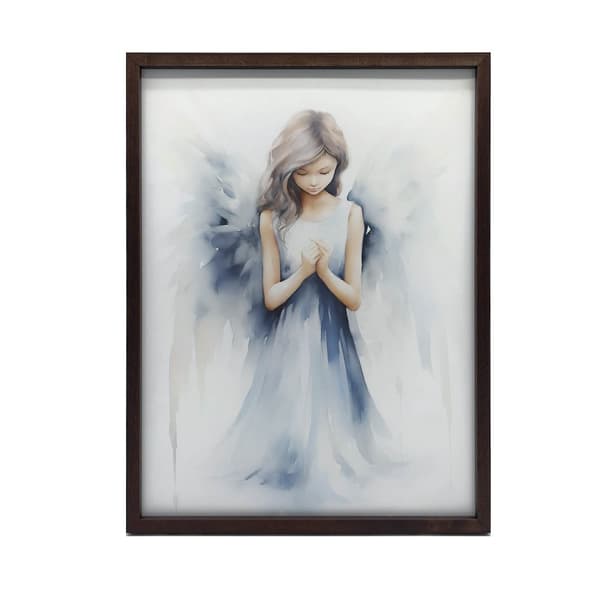 Blue Wings Melody Poster Blue Wings Melody Poster, 30x40 cm, mörkbrun träram, 230 gsm matt papper