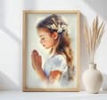 Miniatyrbild 5 av 10: Souvenir of the First Holy Communion - flicka Souvenir of the First Holy Communion - flicka, 60x90 cm, ramlös, 230 gsm matt papper