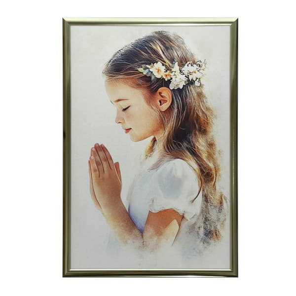 Souvenir of the First Holy Communion - flicka Souvenir of the First Holy Communion - flicka, 60x90 cm, ramlös, 230 gsm matt papper