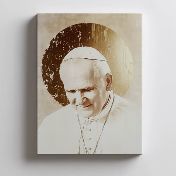 Portræt af pave Johannes Paul II Portræt af pave Johannes Paul II, 50x70 cm, uindrammet, 230 gsm mat papir